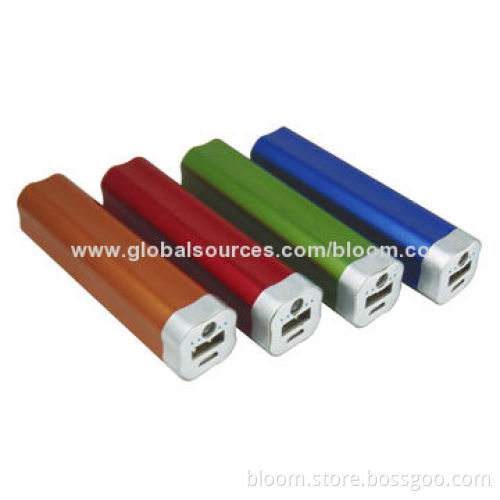 2,600mAh Rechargeable Mobile Phone Charging Stations, >500-time LifespanNew